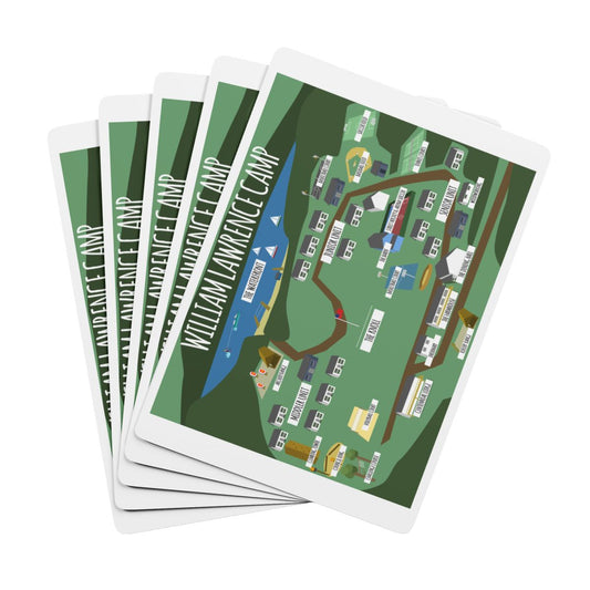 Camp Map Playing Cards